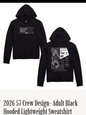 League Black Graphic Pullover Hoodie with Gray Logos